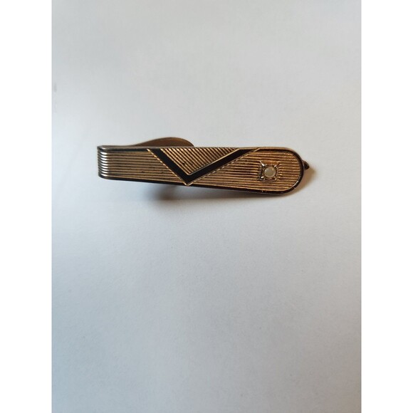 Vintage Gold Toned Tie Clips - Picture 6 of 9